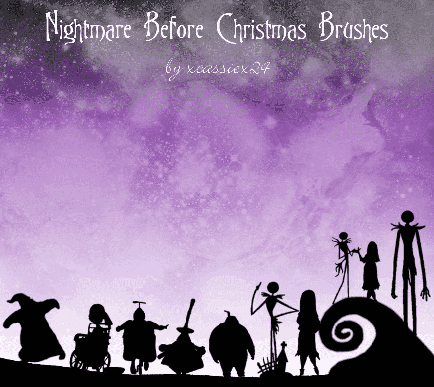 Nightmare_B4_Christmas_Brushes_by_xCassiex24