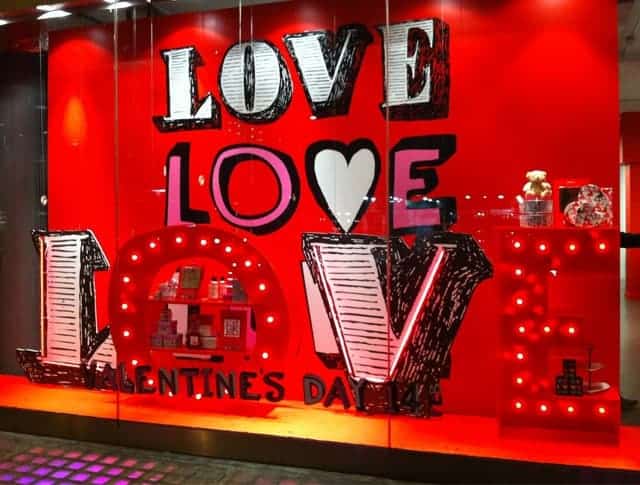 How to Rock Your Valentine's Day Window Display