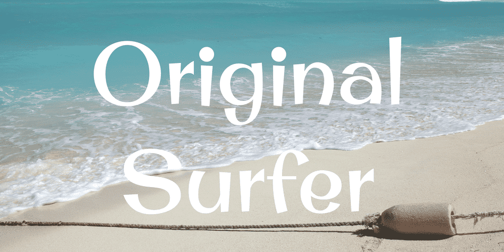 original-surfer-font-4-big