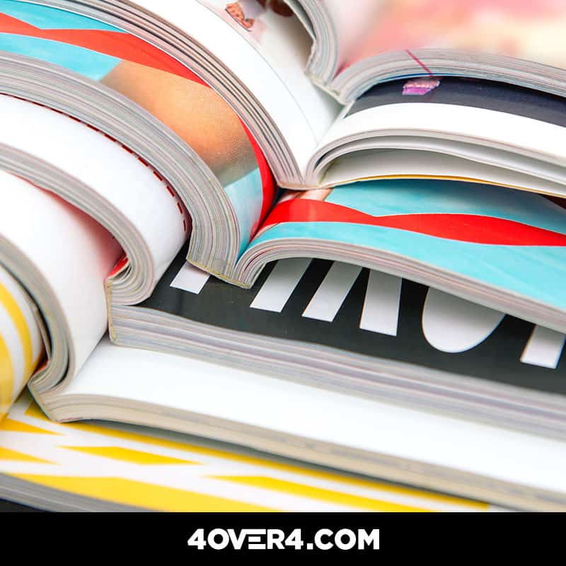 Different Printing Papers: Uncoated, Gloss and High Gloss UV