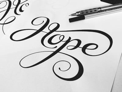 Hand Lettering Styles Examples