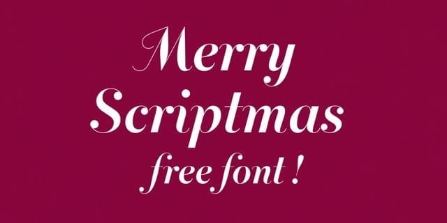 17 Essential Script Fonts for the Holidays