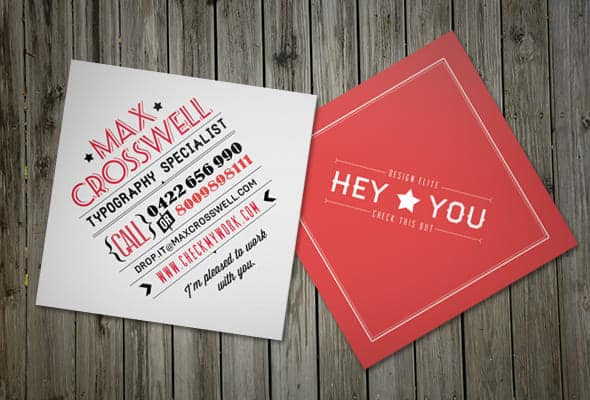 15 Square Business Cards For Inspiration