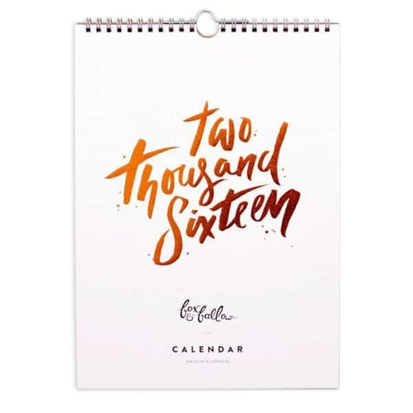 8 Gorgeous 2016 Wall Calendars