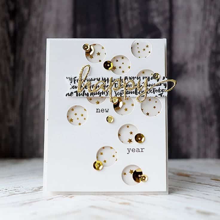 10 Beautiful DIY Greeting Cards for New Year
