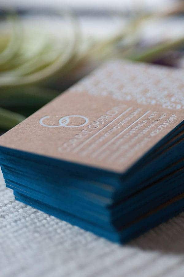 Eco friendly business cards