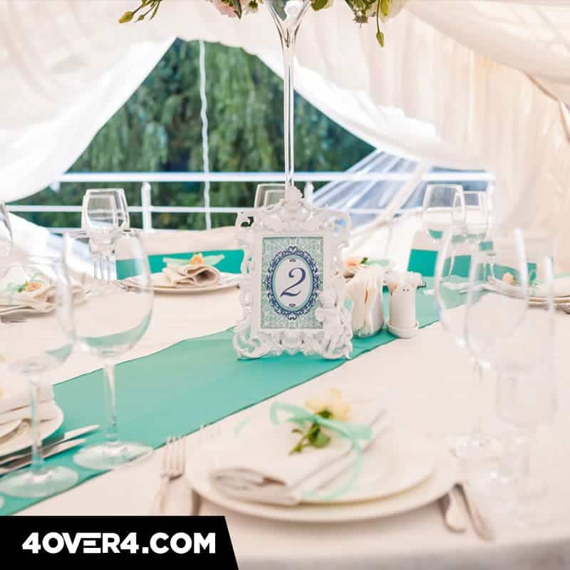 wedding table tents