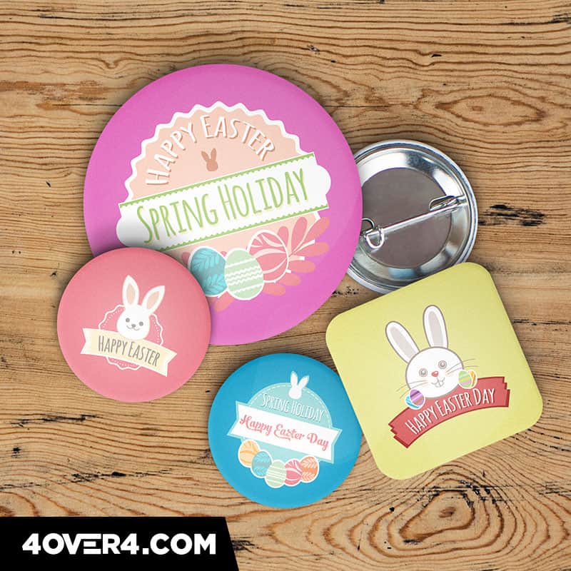easter buttons