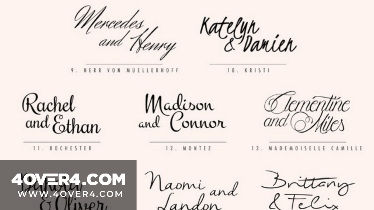 Free wedding fonts for designers - snetlasopa