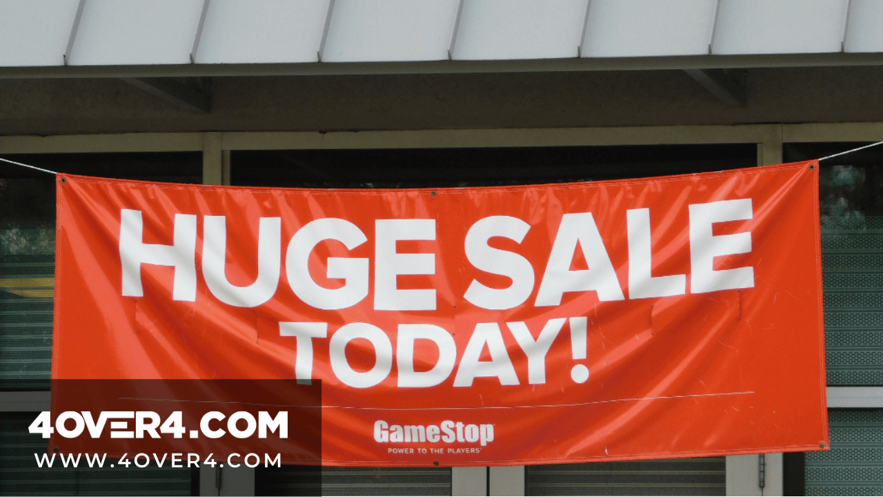 Red For Sale Vinyl Banner, For Sale Banner for Business