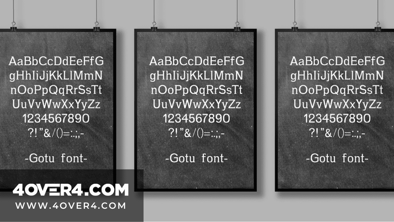 gotu-best-font-for-business-cards