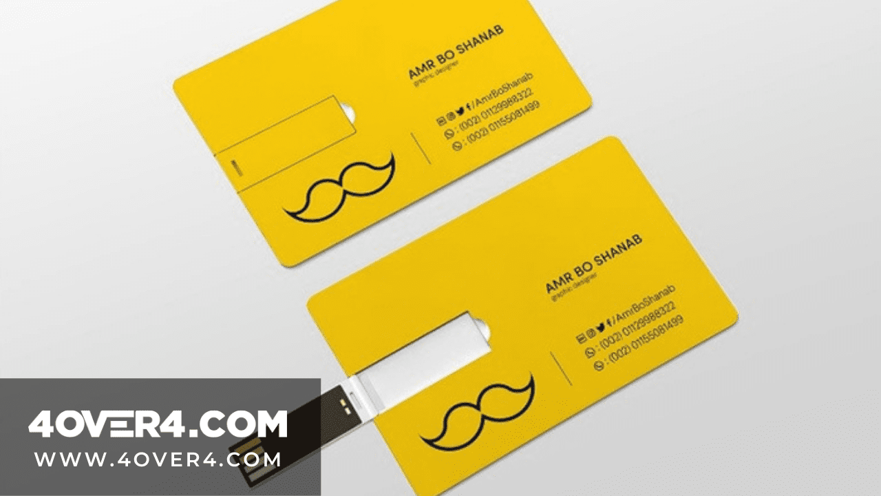 Double-sided business card design