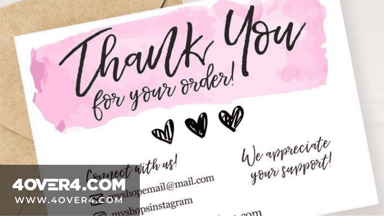 Story Business Thank You Cards How To Show Your Appreciation 4over4 Com