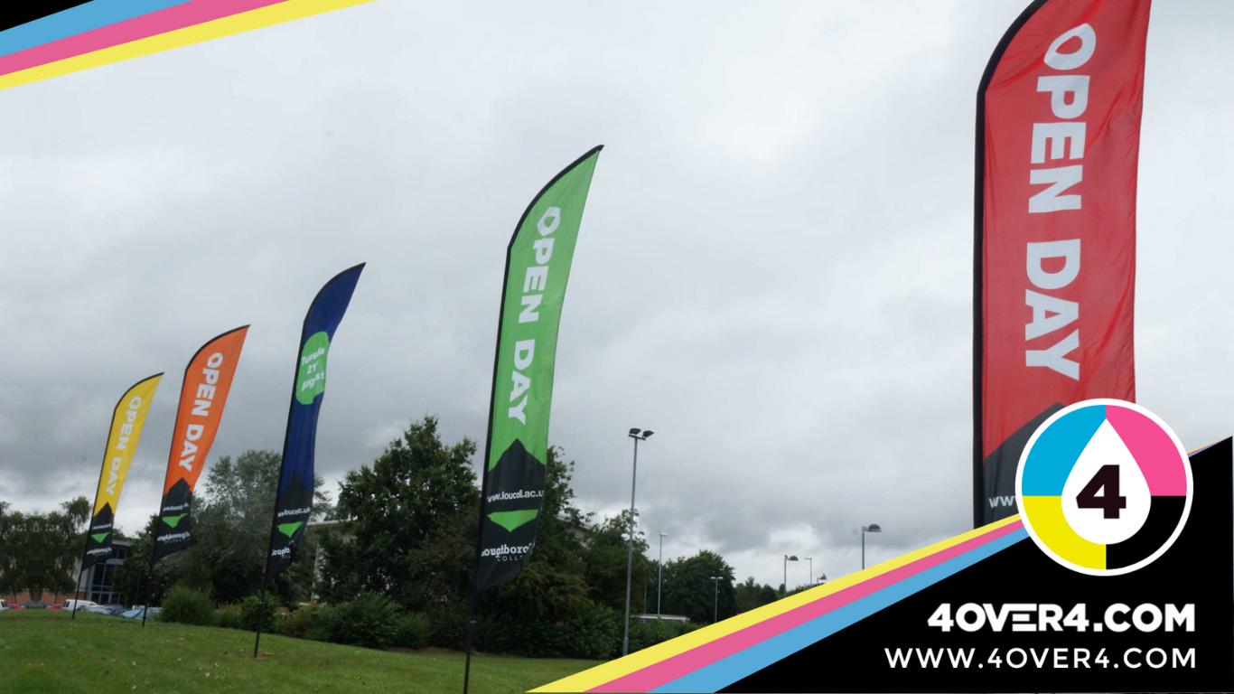 Top 10 Reasons to Use Feather Flags for Advertising 4 Sports event promotion with colorful custom flags