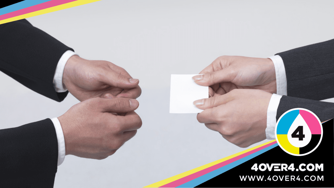 Right business card exchange etiquette