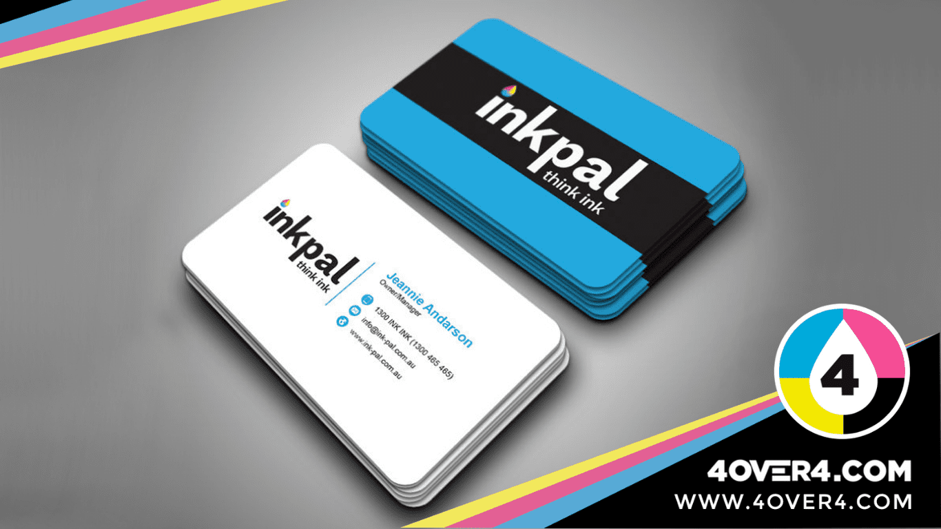 10 Ways to Grow Your Business with Business Cards 2 Full colored back printed and white front card