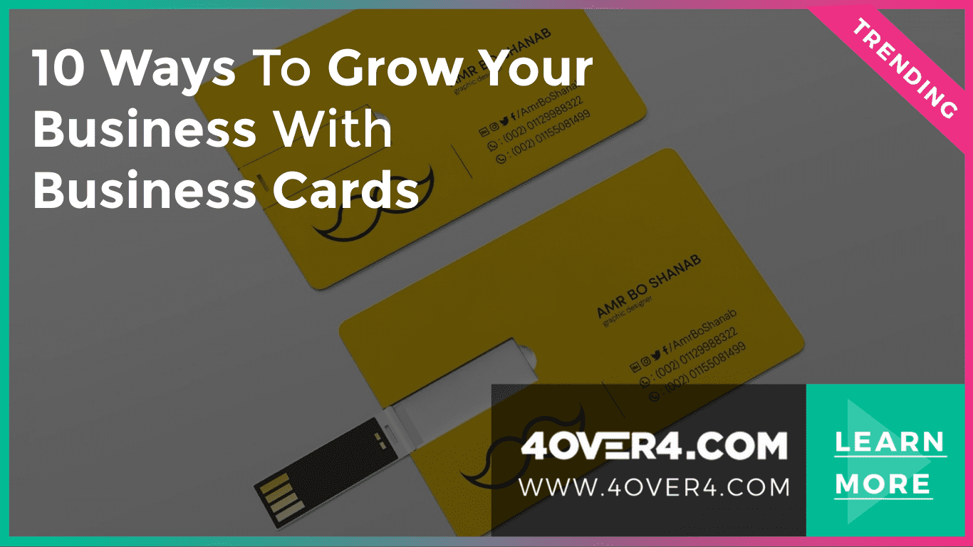 10 Ways to Grow Your Business with Business Cards