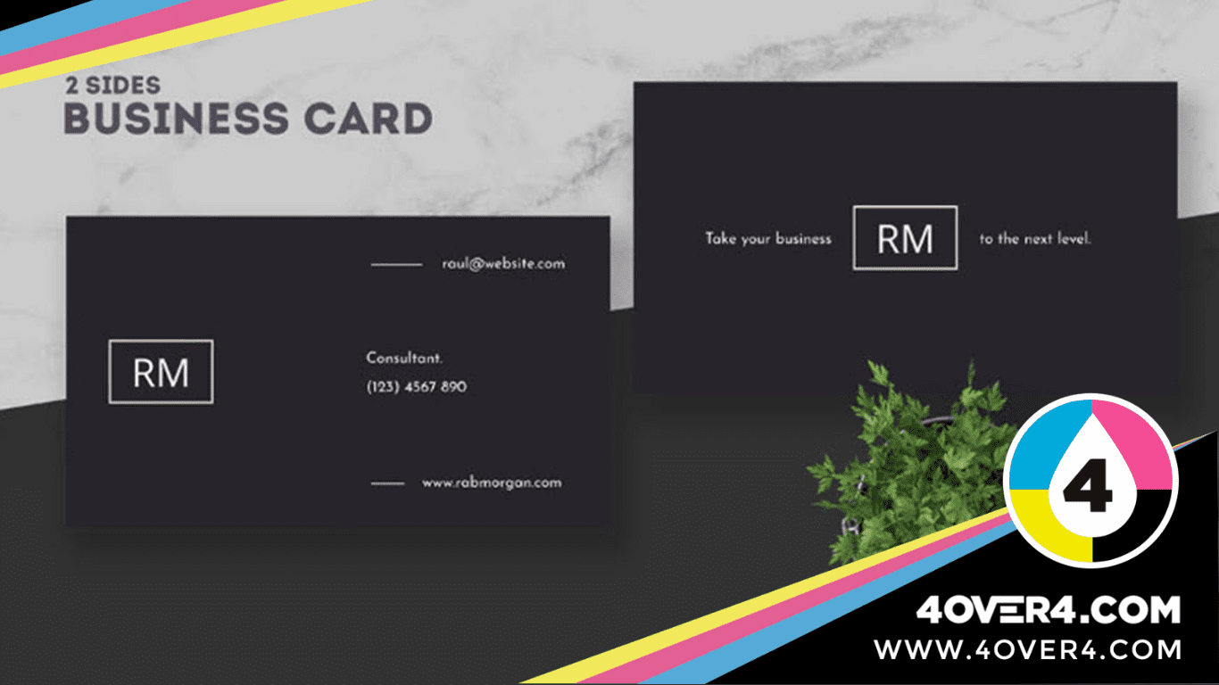 Information You Should / Shouldn't Include on Business Cards 2 Contact info on black color visiting cards