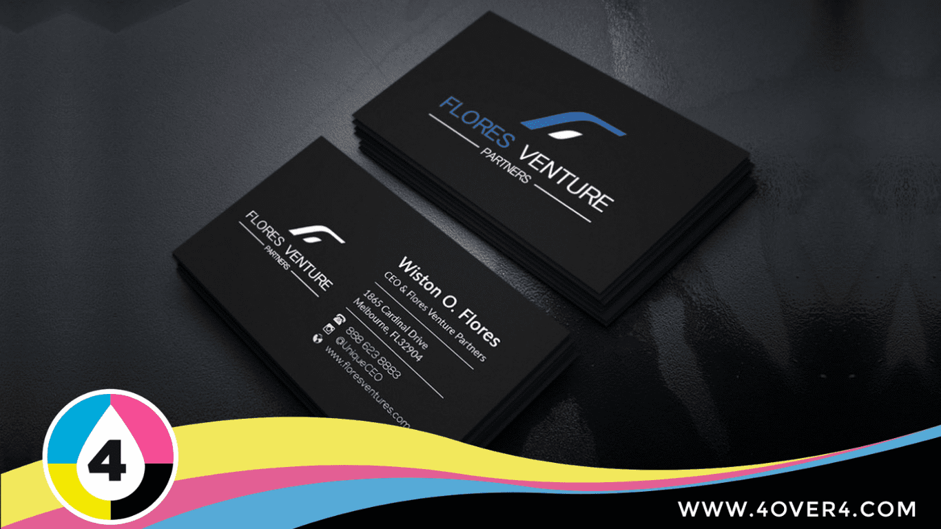 Black color clean logo premium quality card