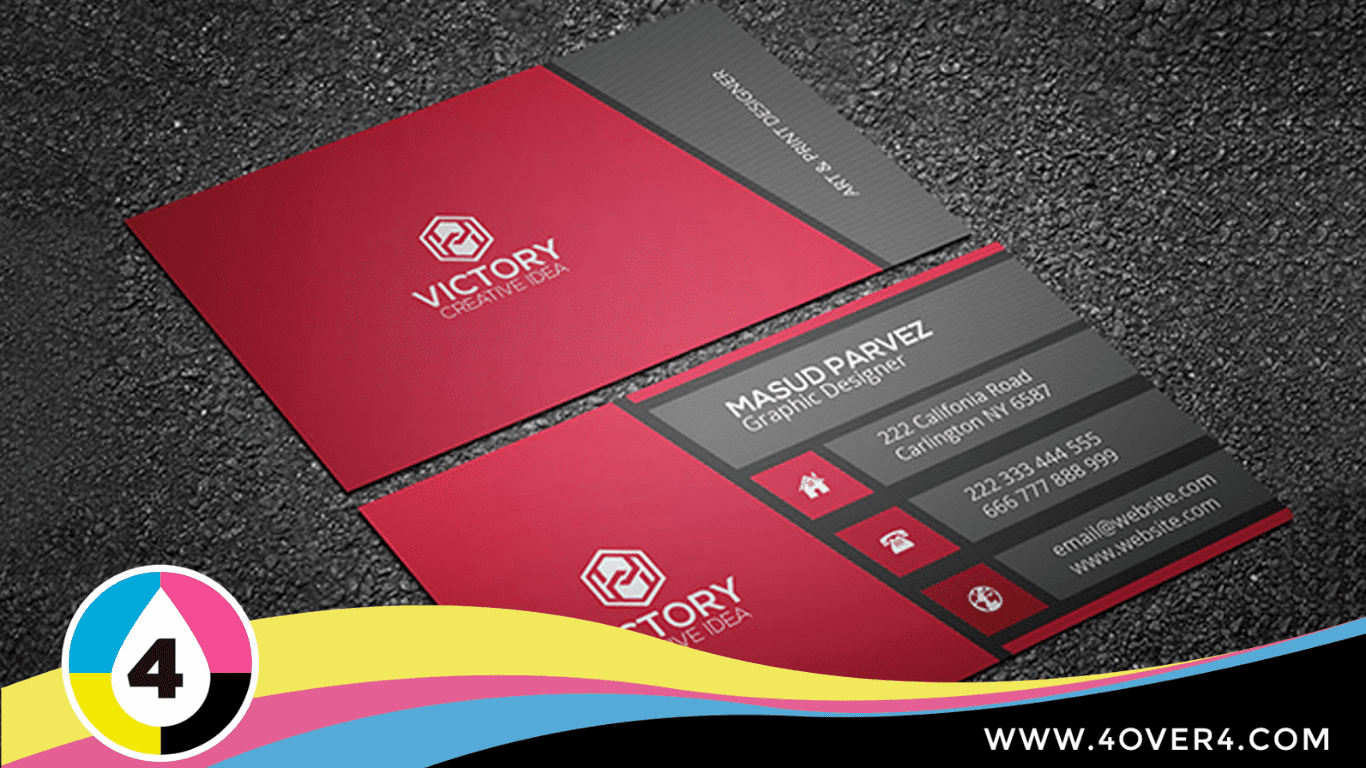 aroma-corporate-style-business-card-in-black-and-maroon-color