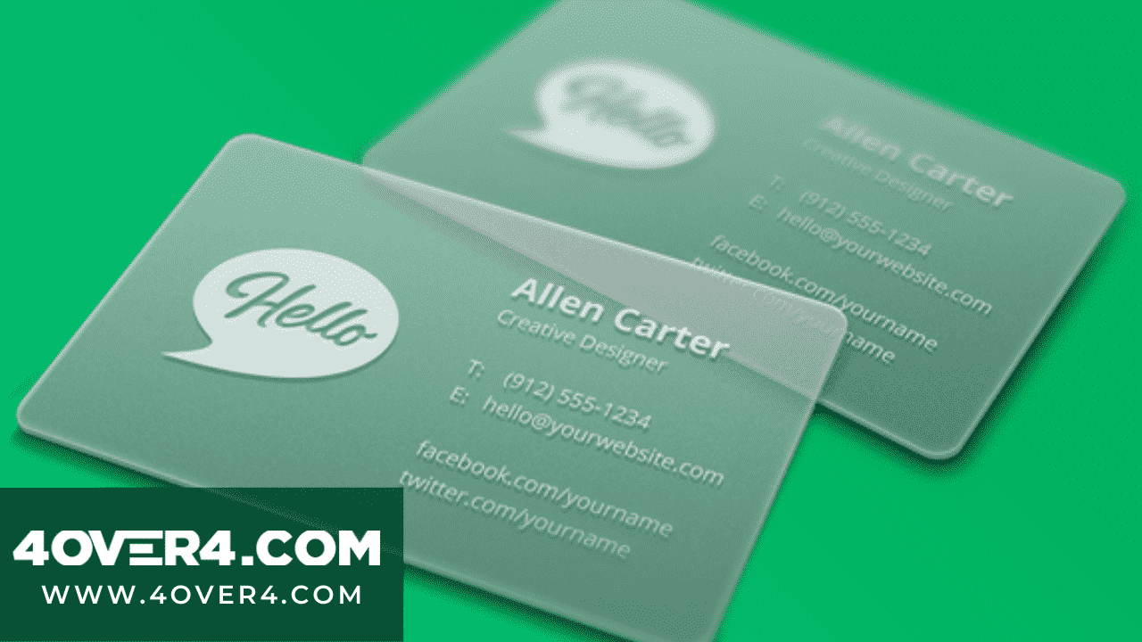 Benefits of cardstock business cards