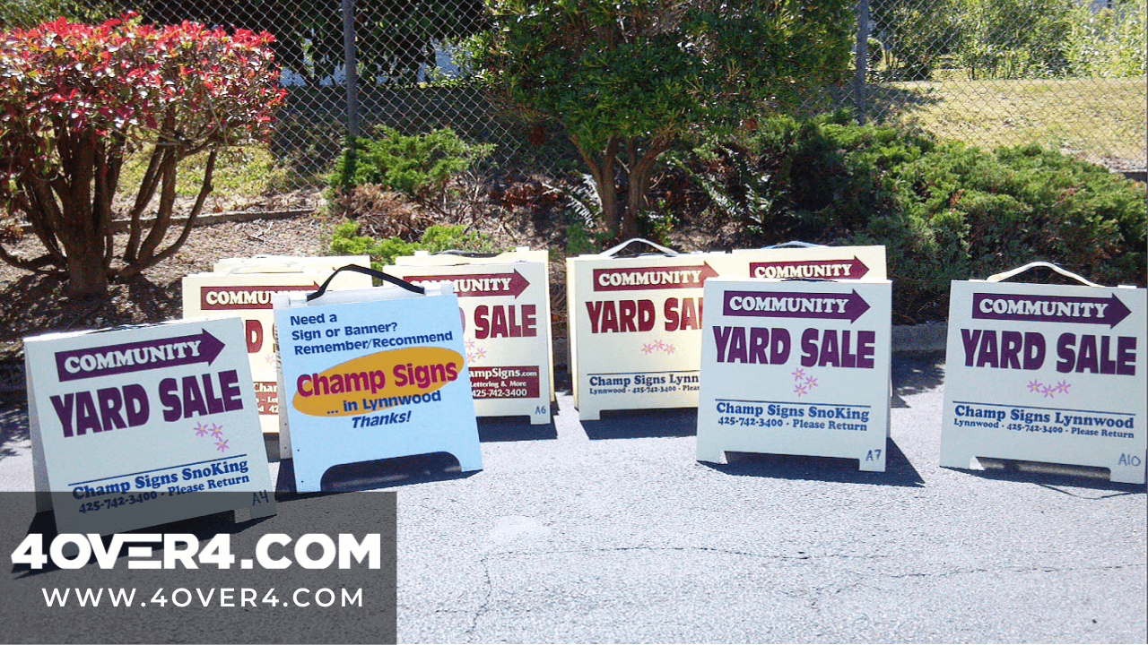 4 Ways to Stand Out with Coroplast Signs For Garage Sale