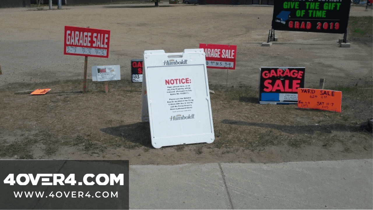 4 Ways to Stand Out with Coroplast Signs For Garage Sale