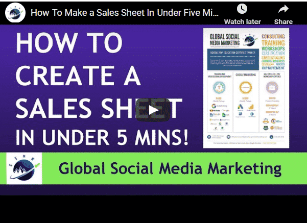 Good Business With Powerful Sales Sheets