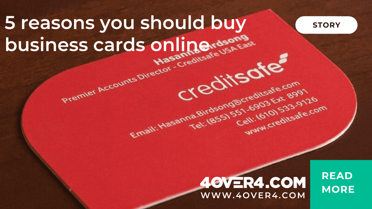 5 Reasons You Should Buy Business Cards Online