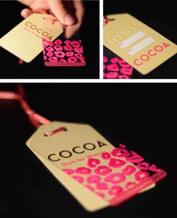 Creative Custom Die-Cut Hangtags