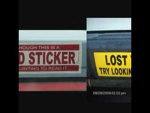 Funniest Bumper Stickers