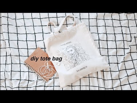 DIY Amazing Custom Tote Bags ( Easy + Cheap) Pastel Julia