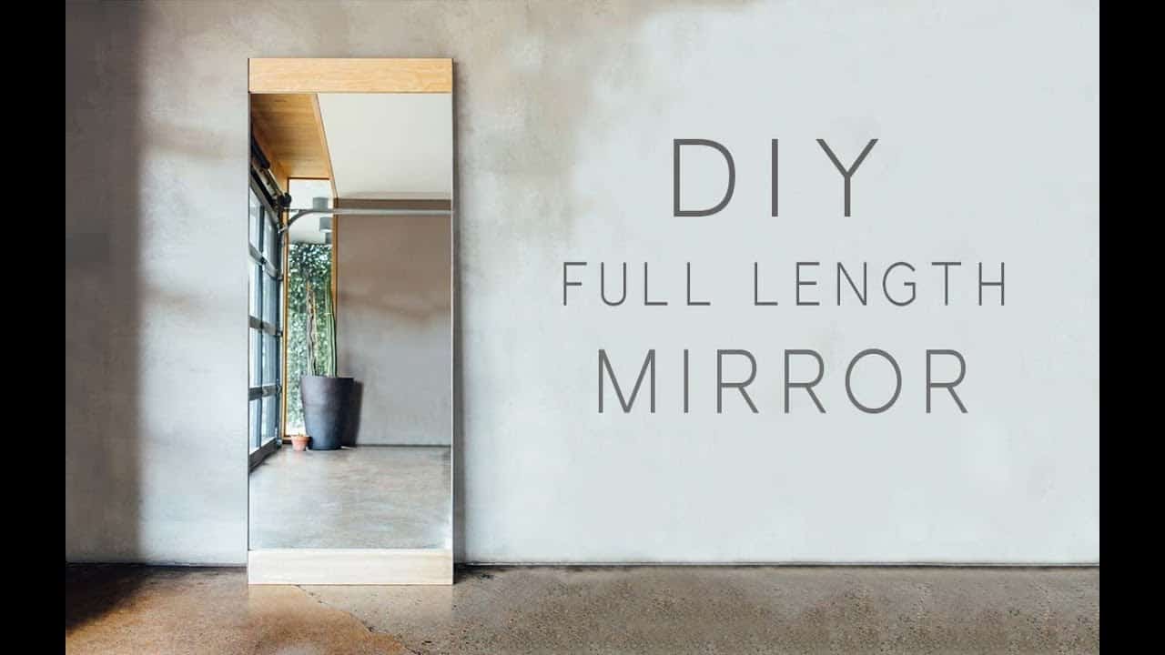 DIY Modern Framed Floor and Stunning Custom Mirrors
