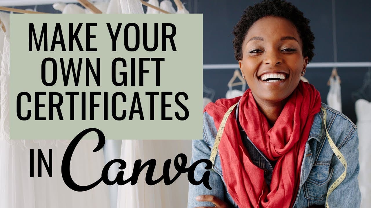 Impressive Custom Gift Certificates - How to Make Your Own
