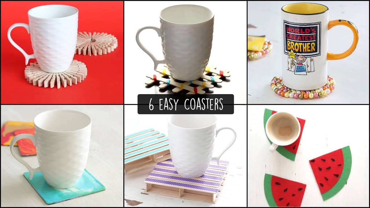 DIY Easy Custom Drink Coasters | How to make Coasters