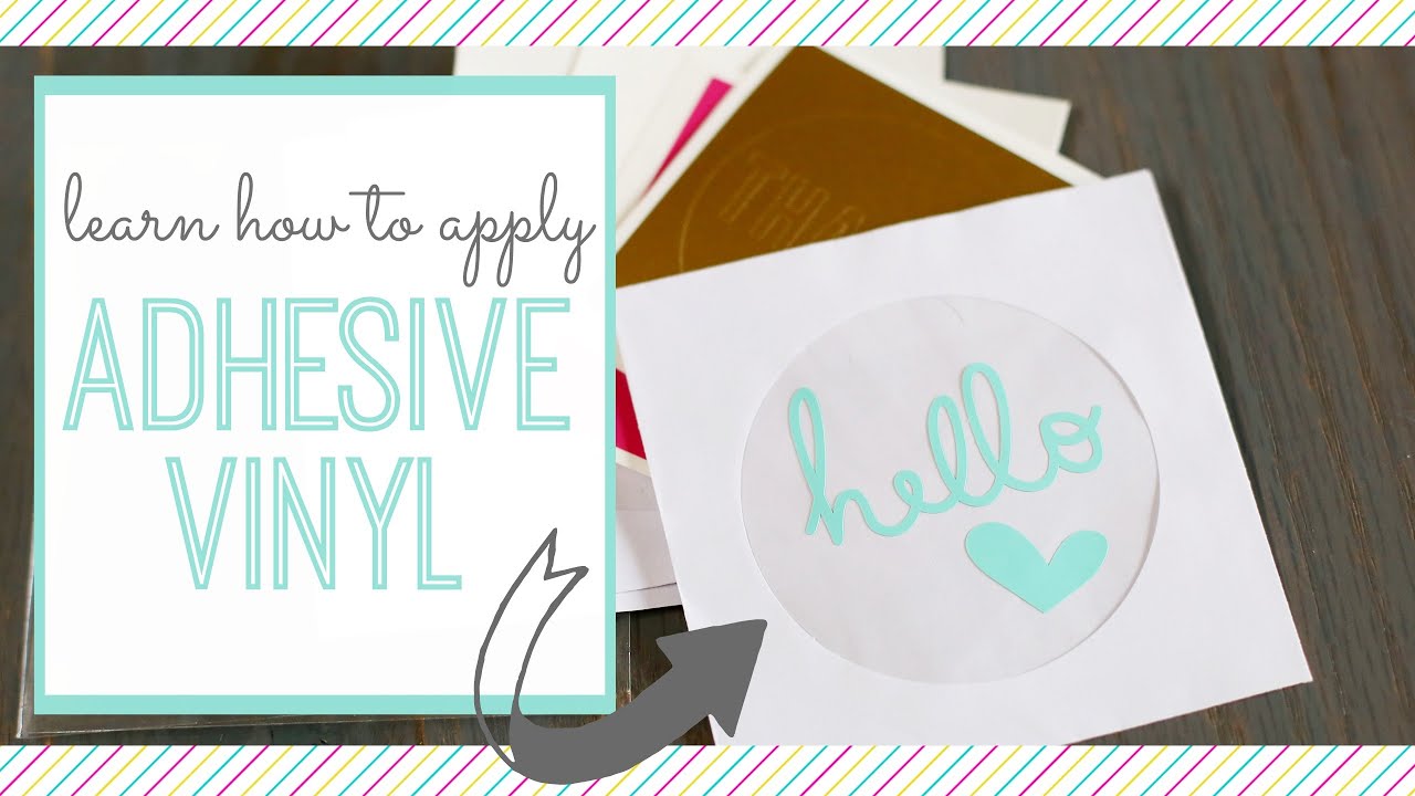How to Apply Wonderful Adhesive Vinyl for Craft Projects