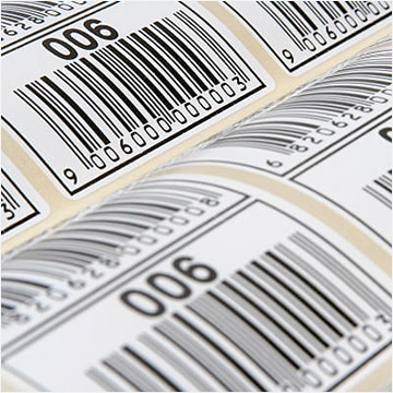 Roll Labels With Barcode