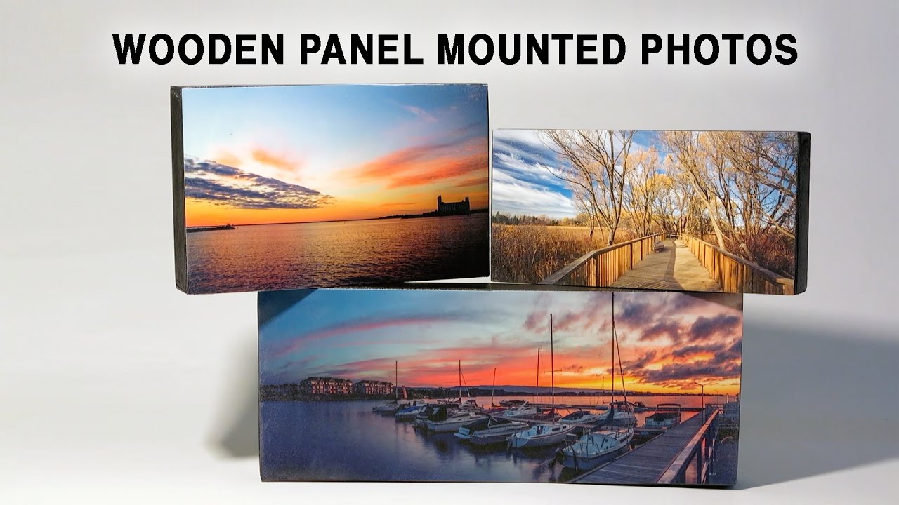 Unique Custom Mounted Posters Photo Prints to Wooden Panels