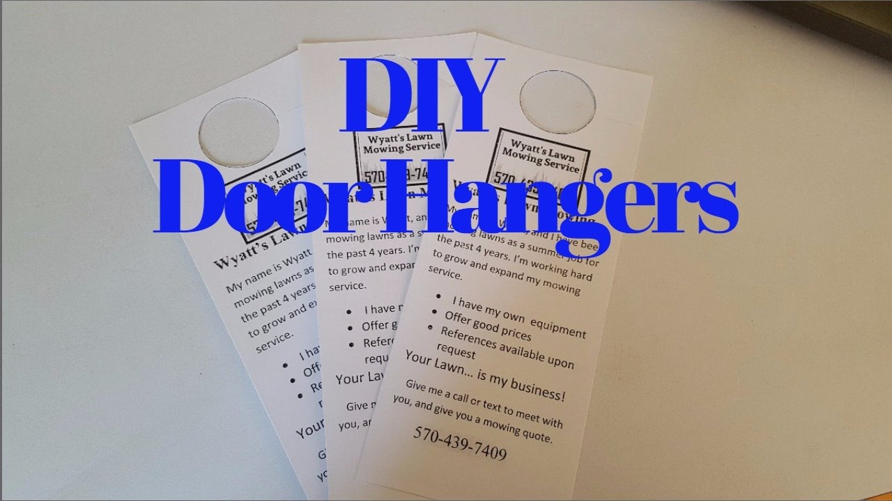 How to Make Effective Custom Door Hanger