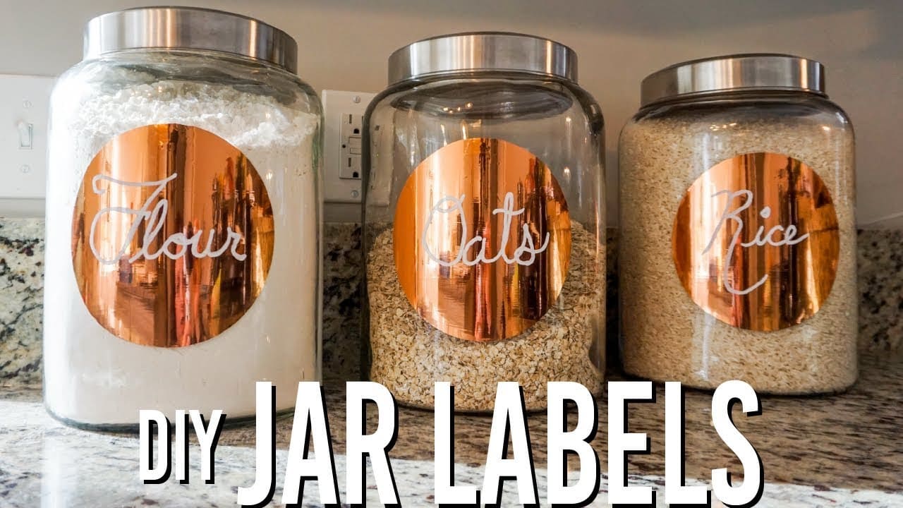 DIY Pantry/Custom Jar Labels