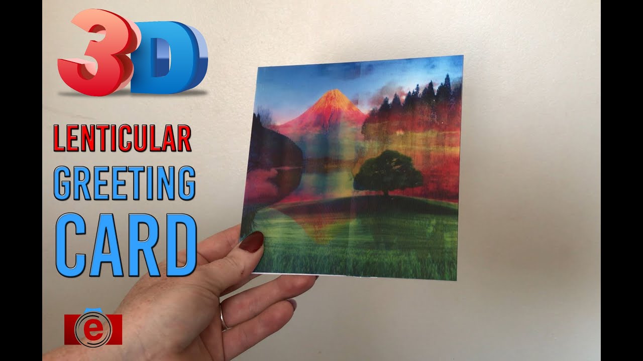 Attractive 3D Lenticular Greeting Cards || Personalized Cards