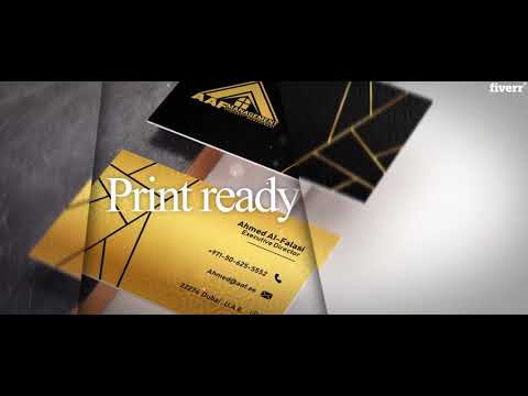 Design Luxury Postcards or Business cards