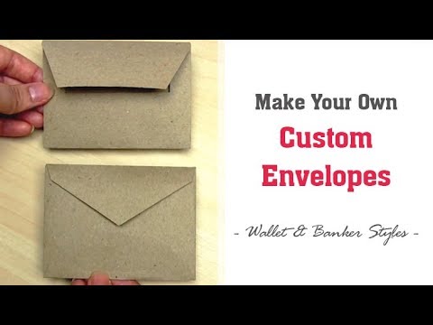 How to Make Unique Envelopes | Easy Custom Envelope for Cards