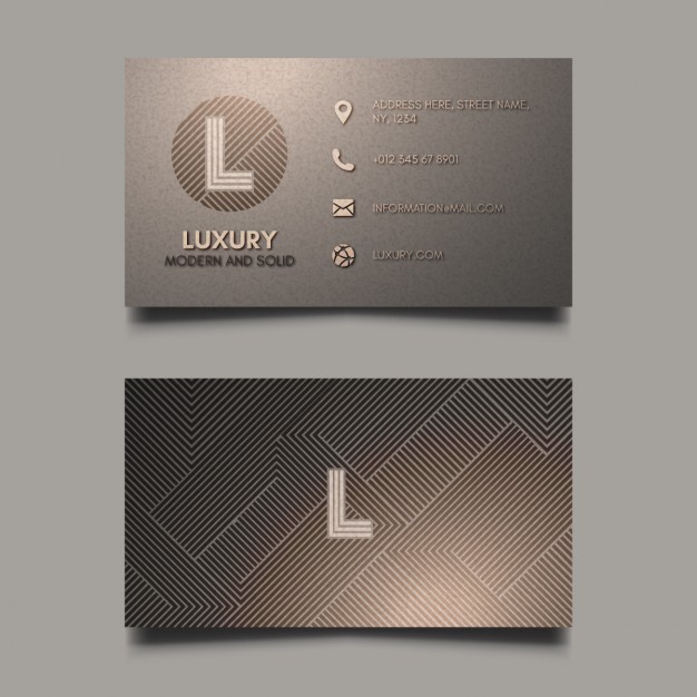 Luxury business cards that ooze class