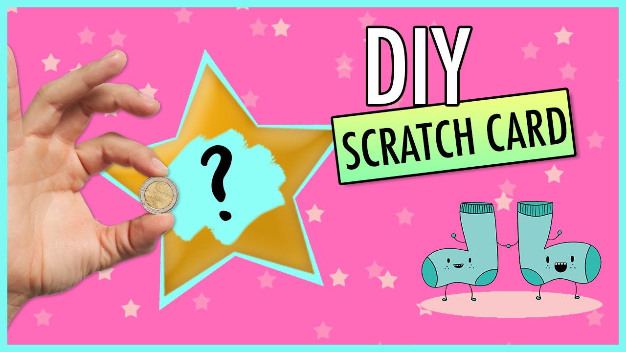 How to make DIY LOTTERY Scratch Off Card | Easy Gift Tutorial