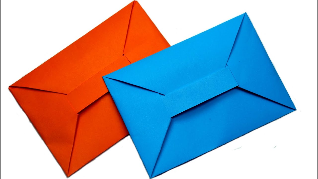 DIY - Easy Origami Custom Envelope Tutorial