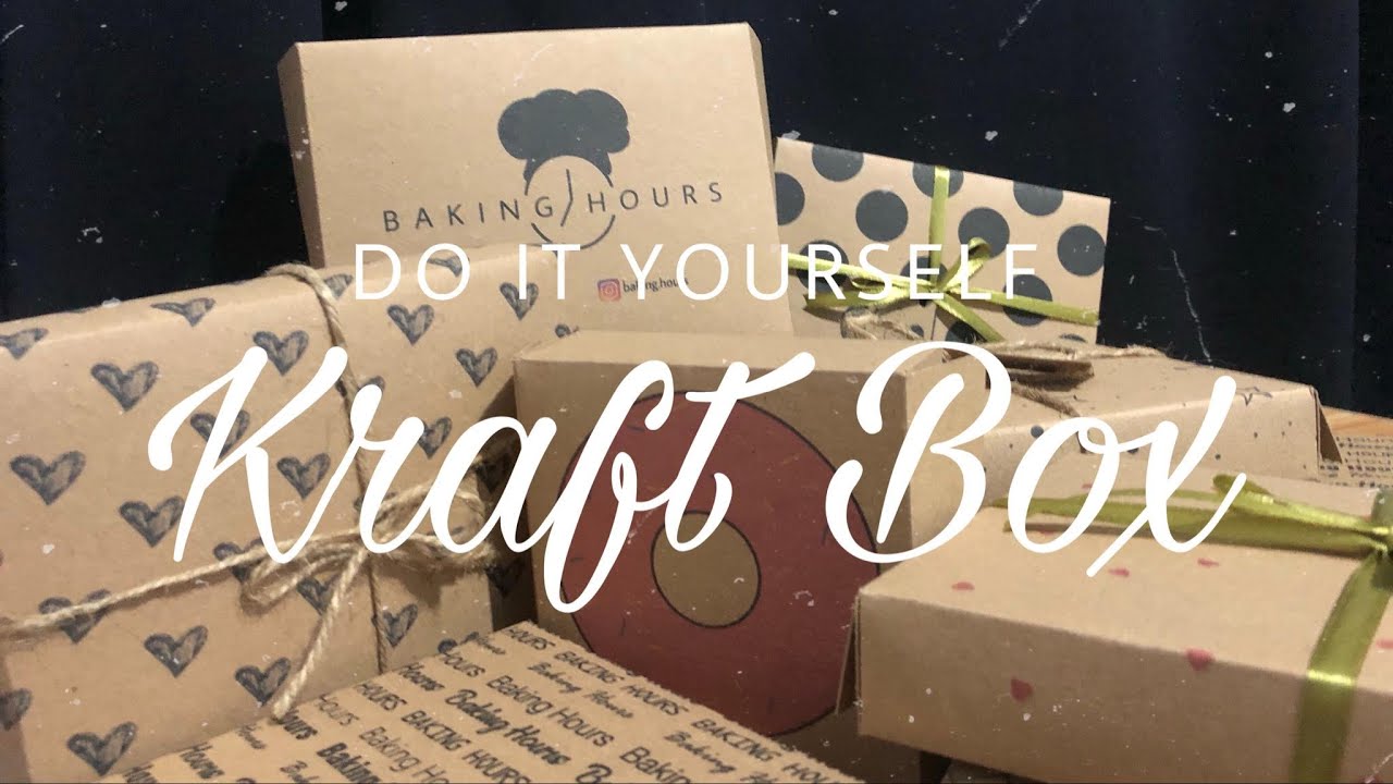 Beautiful DIY Kraft Packaging Box