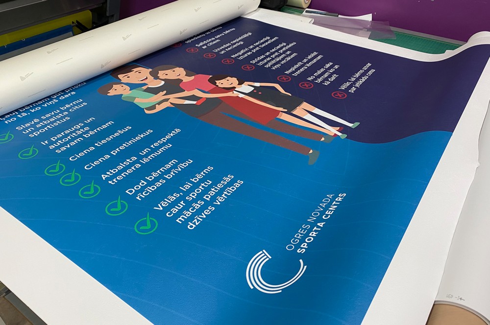 Beautiful Large Format Posters For a Prominent Promotion