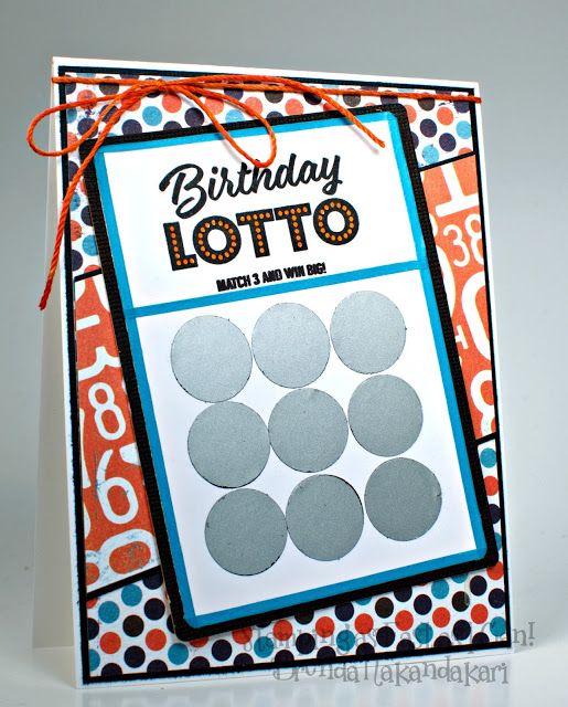 Beautiful Scratch Off Postcard for Birthdays