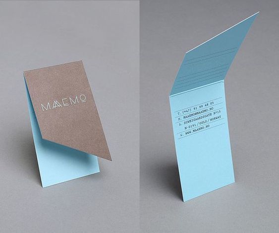 Foldover Business Cards
